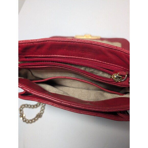 MICHAEL KORS FUCHSIA Quilted Leather Crossbody/Shoulder Bag 8.5 wide x7.5 Tall - Picture 6 of 6